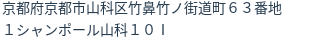住所（登記所在地）