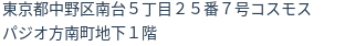 住所（登記所在地）