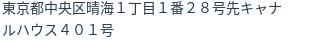 住所(登記所在地)