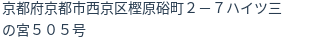 住所(登記所在地)