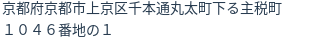 住所(登記所在地)