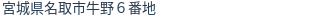住所（登記所在地）