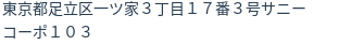 住所（登記所在地）