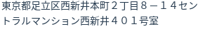 住所(登記所在地)