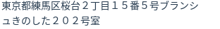 住所(登記所在地)