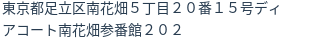 住所（登記所在地）