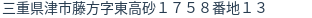 住所(登記所在地)