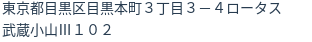 住所(登記所在地)