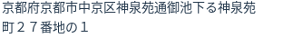 住所(登記所在地)