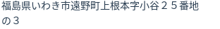 住所(登記所在地)