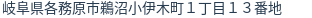 住所(登記所在地)
