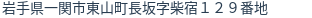 住所(登記所在地)