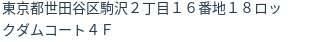 住所(登記所在地)