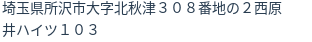 住所(登記所在地)