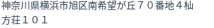 住所（登記所在地）