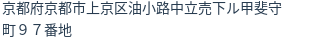 住所(登記所在地)