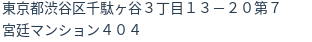 住所(登記所在地)