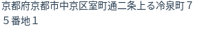 住所(登記所在地)