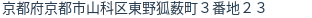 住所（登記所在地）