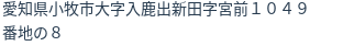 住所(登記所在地)