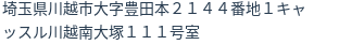 住所（登記所在地）