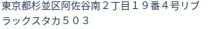 住所(登記所在地)