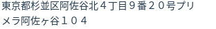 住所(登記所在地)
