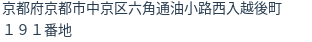 住所(登記所在地)