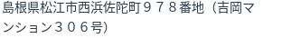 住所(登記所在地)