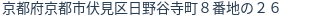 住所(登記所在地)