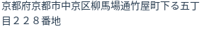 住所（登記所在地）
