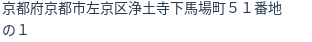 住所（登記所在地）
