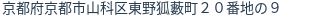 住所(登記所在地)