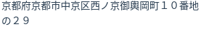 住所(登記所在地)
