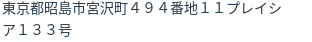住所（登記所在地）