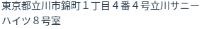 住所(登記所在地)