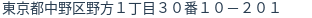 住所（登記所在地）