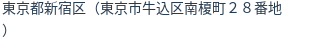 住所(登記所在地)
