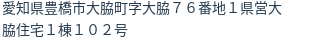 住所(登記所在地)