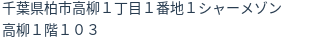 住所（登記所在地）