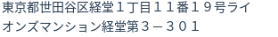 住所(登記所在地)