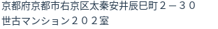 住所(登記所在地)