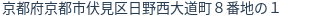 住所（登記所在地）