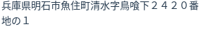 住所(登記所在地)