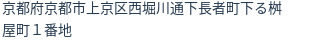 住所（登記所在地）