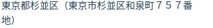 住所(登記所在地)
