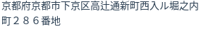 住所（登記所在地）