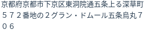 住所(登記所在地)