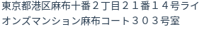 住所(登記所在地)