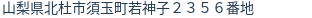 住所（登記所在地）